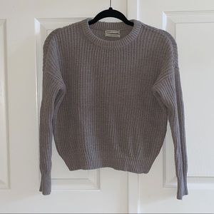 NWOT UO Gray Andi Knit Sweater